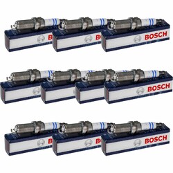 10x BOSCH Zündkerze für Jeep Grand Cherokee IV WK WK2 6.2i V8 4x4 Dodge
