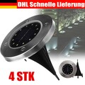 4x LED Solarleuchte Solar Leuchten Außen Solarlampe Wasserdicht Gartenleuchte