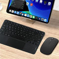 QWERTZ Bluetooth Tastatur Maus für Samsung Galaxy Tab A9+ A8 A7 S9 S8 S7 S6 Lite
