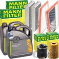 MANN INSPEKTIONSPAKET passend für MERCEDES M/R KLASSE W251 X164+ORIGINAL 5W30 ÖL