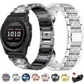 Bling Metall Armband für Garmin Fenix 8 7X 7 Solar 6X 6 Pro 5X 5 Plus 3 Quickfit