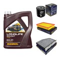 SCT Inspektionspaket 5L MANNOL Longlife 504/507 5W-30 für VW Golf V 1.4 16V