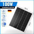 Mono 12V 100W Solarmodul Photovoltaik Solarpanel für Balkonkraftwerk Wohnwagen