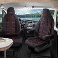 LKW Truck Sitzbezug Schonbezug Sitzauflage alle Modelle in Schwarz Rot Pilot 2.2