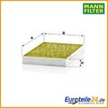 Filter, Innenraumluft FreciousPlus MANN-FILTER FP2722-2