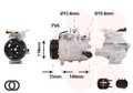 VAN WEZEL 1801K702 7SBH17C Klimaanlage Klimakompressor PAG 46 R1234yf