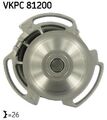 SKF Wasserpumpe AUDI, VW VKPC81200