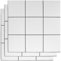  3 Sheets Selbstklebender Aufkleber Für Wandfliesen Wandaufkleber