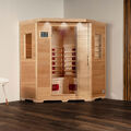 HOME DELUXE Infrarotkabine Wärmekabine Infrarotsauna Sauna Infrarot Massivholz