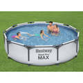 Bestway Steel Pro Max Pool-Set 305x76 cm Grau Weiß - Yoogad