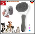 Haustier Hunde Katzen Bürste Bürsten Haar Entferner Fellpflege Selbstreinigend
