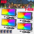 RGB LED Fluter Außen Strahler Flutlicht Scheinwerfer Gartenlampe Dimmbar 50W 1-4