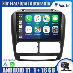 9" Android 11 Autoradio GPS Navi Carplay WiFi für Fiat Doblo MK2 Opel Combo Tour