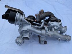 Bi-Turbolader Rumpfgruppe 03L145715J VW T5 T6 Multivan 180PS CFC Generalüberholt