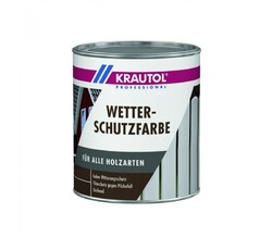 €12,00L  2,5L Krautol Wetterschutzfarbe RAL7016 anthrazit seidenmatt alle Hölzer