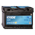 Exide EK720 AGM Autobatterie 12V 72Ah EN760A START-STOP STARTERBATTERIE PKW