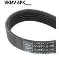 SKF Keilrippenriemen VKMV 6PK1778