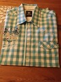 Herren Hemd LERROS XL, kariert kurzarm TOP