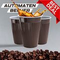 Automatenbecher,  Thermobecher - 180ml Braun - Kaffeebecher, Kiosk, Kantine -NEU