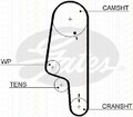 TRISCAN Zahnriemen  u.a. für SEAT, SKODA, VW