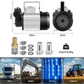 60L/min Heizölpumpe Dieselpumpe Selbstansaugend Ölabsaugpumpe 550 Watt 