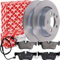 FEBI BREMSSCHEIBEN 280mm+ BELÄGE HINTEN passend für BMW 1er F40 2er F44 F45 46