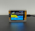350 KH/S Bitcoin Nerdminer Ultra V2 Lotterie Miner mit Gehäuse 2,8 Zoll Display