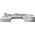 Ecksofa Louis U-form Schlafsofa Wohnlandschaft Links Rechts Couch Bettkasten