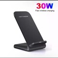 30W Wireless Charger Induktive ladegerät Ladestation Für iPhone Samsung S24+ S23