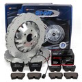 SHW Bremsscheiben + BREMBO Beläge + Sensor für AUDI RS3 (8V) 367/400 PS vorne