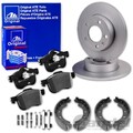 ATE BREMSSCHEIBEN + BELÄGE + HANDBREMSE HINTEN passend für HYUNDAI TUCSON 2WD