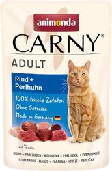 4017721830829 ANIMONDA Carny Adult Beef and guinea fowl - nassfutter für Katzen 