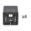 4x Bosch Relais Arbeitsstrom Schalter Steuergerät 30 A 12 V 5-POLIG