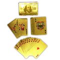 Spielkarten Deck vergoldet Poker Skat Goldkarten Pokerkarten Gold Karten Plastik