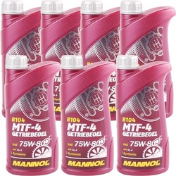 7 LITER MANNOL MTF-4 SAE 75W-80 SCHALTGETRIEBEÖL GETRIEBEÖL passend für API GL-4