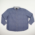 WESTBURRY C&A Herren Hemd Gr. 5XL 51-52 blau Slim Fit Freizeithemd Langarm Baumw