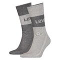 Levis Unisex Short Cut Socks 2 er Pack Socken Logo Weicht Damen Herren Kurz 