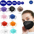 FFP2 Atemschutzmaske Maske Mundschutz 5 lagig CE zertifiziert Nase Schutz Farben
