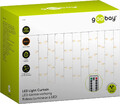 Goobay 300er LED-Lichtervorhang mit Fernbedienung, Timer-Funktion, 8 Leuchtmodi