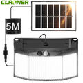576 LED Solarleuchte mit Bewegungsmelder Außen Solarlampe Solar Strahler 3 Modi