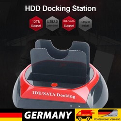 HDD-Dockingstation SATA USB 2.0 auf IDE 2,5 3,5 Zoll Festplattengehäuse (EU)