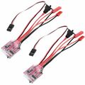2x 30A ESC Brushed Bürste Fahrregler Controller Speed Für RC Car Auto Buggy-Boot
