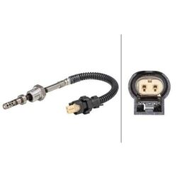 1x Sensor, Abgastemperatur HELLA 6PT 358 181-221 passend für MERCEDES-BENZ
