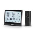 Hama Wetterstation Full Touch Digital Innen Außen Thermo-Hygrometer Uhr Schwarz