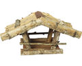 Vogelhaus Siena Garden Vogelfutterhaus Nick 39x24x19 cm, Birke Vogelfutterhaus, 