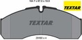TEXTAR 2916002 Bremsbelagsatz für Scheibenbremse Bremsbelagsatz 
