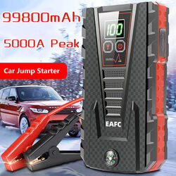 2024 NEU Auto KFZ Starthilfe Jump Starter 99800mAh 5000A Booster Powerbank PKW