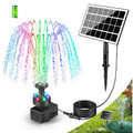 SZMP Solar Springbrunnen für außen 2025 Upgrade,3.5W Solar Teichpumpe LED-Lic...