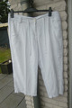 tolle,bequeme 7/8 Leinenmix -Hose von Dunnes ,Gr. 44,weiß