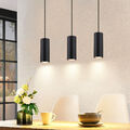 ZMH LED Pendelleuchte  Hängelampe Esstischlampe Schwarz GU10 Deckenleuchte 230V